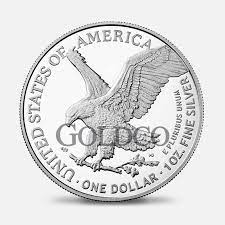 Silver American Bald Eagle Coin